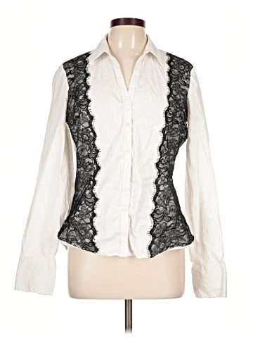 7th Avenue Design Studio New York & Company Long Sleeve Blouse (view 1)