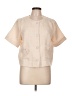 Unbranded Tan Short Sleeve Blouse Size L - photo 1