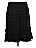 Larry Levine Plaid Black Formal Skirt Size 8 - photo 2