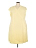 Athleta Solid Yellow Casual Dress Size 3X - photo 1