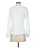 INC International Concepts 100% Polyester White Long Sleeve Blouse Size S (petite) - photo 2