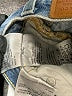 Levi's 100% Cotton Hearts Blue Jeans Size 23 waist - photo 8