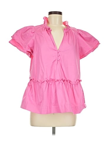 Crown & Ivy Short Sleeve Blouse (view 1)