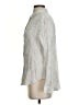 OUTERKNOWN Stripes Silver Long Sleeve Blouse Size S - photo 5