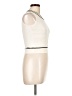 Les Copains Ivory Sleeveless Top Size 10 - photo 4