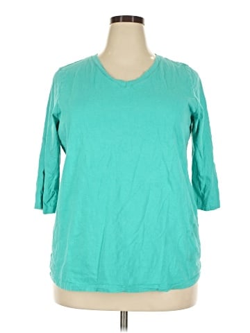 Woman Within 3/4 Sleeve T-Shirt (view 1)