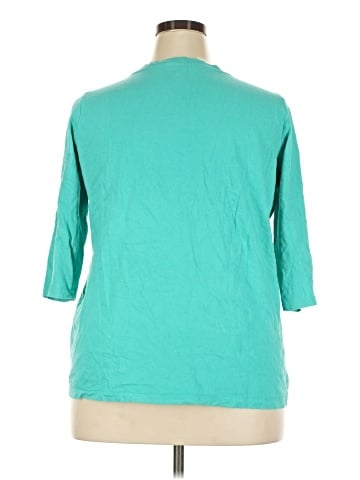 Woman Within 3/4 Sleeve T-Shirt (view 2)