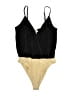 WAYF 100% Polyester Black Bodysuit Size L - photo 1