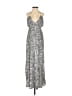 Sachin + Babi Solid Silver Cocktail Dress Size 4 - photo 1
