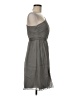J.Crew 100% Silk Solid Gray Cocktail Dress Size 6 - photo 4