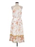 Collective Concepts 100% Polyester Floral White Casual Dress Size M - photo 1