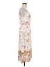 Collective Concepts 100% Polyester Floral White Casual Dress Size M - photo 4