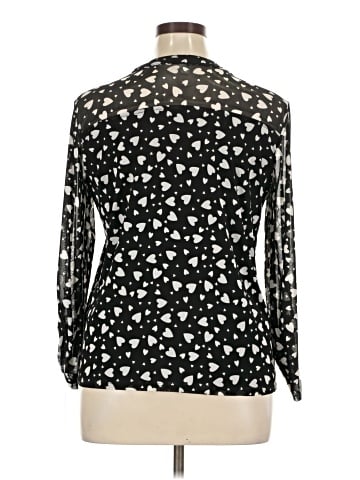 NY Collection Long Sleeve Blouse (view 2)