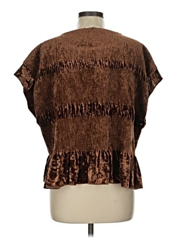 Umgee Short Sleeve Blouse (view 2)