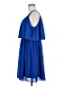 NY Collection 100% Polyester Solid Blue Casual Dress Size M - photo 5