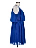 NY Collection 100% Polyester Solid Blue Casual Dress Size M - photo 4