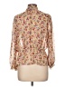 Zara Floral Ivory Long Sleeve Blouse Size L - photo 2