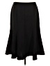 JM Collection Solid Black Formal Skirt Size 12 Petite - photo 1