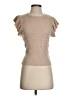 Lush Tan Short Sleeve Top Size S - photo 1