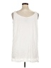 Catherines 100% Polyester Ivory Sleeveless T-Shirt Size 1X - photo 2