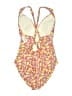 Old Navy Floral Yellow One Piece Swimsuit Size M - photo 2