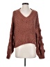 Material Girl 100% Acrylic Brown Pullover Sweater Size S - photo 1