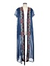 Petticoat Alley 100% Polyester Blue Kimono Size M - photo 1