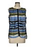 Liz Claiborne 100% Polyester Blue Sleeveless Blouse Size L - photo 1