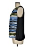 Liz Claiborne 100% Polyester Blue Sleeveless Blouse Size L - photo 5