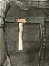 Free People Solid Black Denim Skirt Size 2 - photo 4