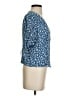 Rails 100% Rayon Blue 3/4 Sleeve Blouse Size S - photo 4