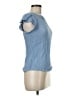 Mine Blue Short Sleeve Top Size M - photo 4
