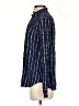 Ann Taylor 100% Rayon Polka Dots Blue Long Sleeve Blouse Size XS - photo 5