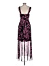 Connected Apparel Purple Cocktail Dress Size 12 - photo 2