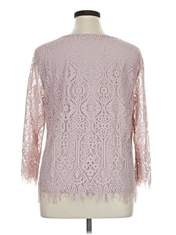 Ann Taylor LOFT 3/4 Sleeve Top (view 2)