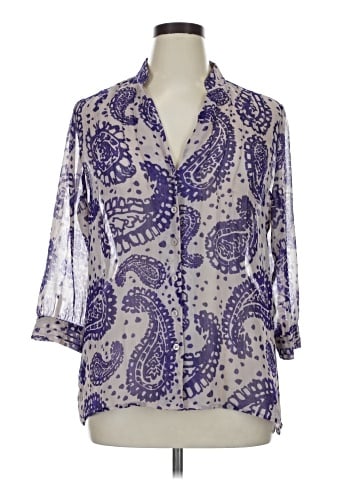 Ann Taylor Factory 3/4 Sleeve Blouse (view 1)