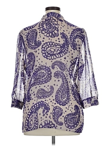 Ann Taylor Factory 3/4 Sleeve Blouse (view 2)
