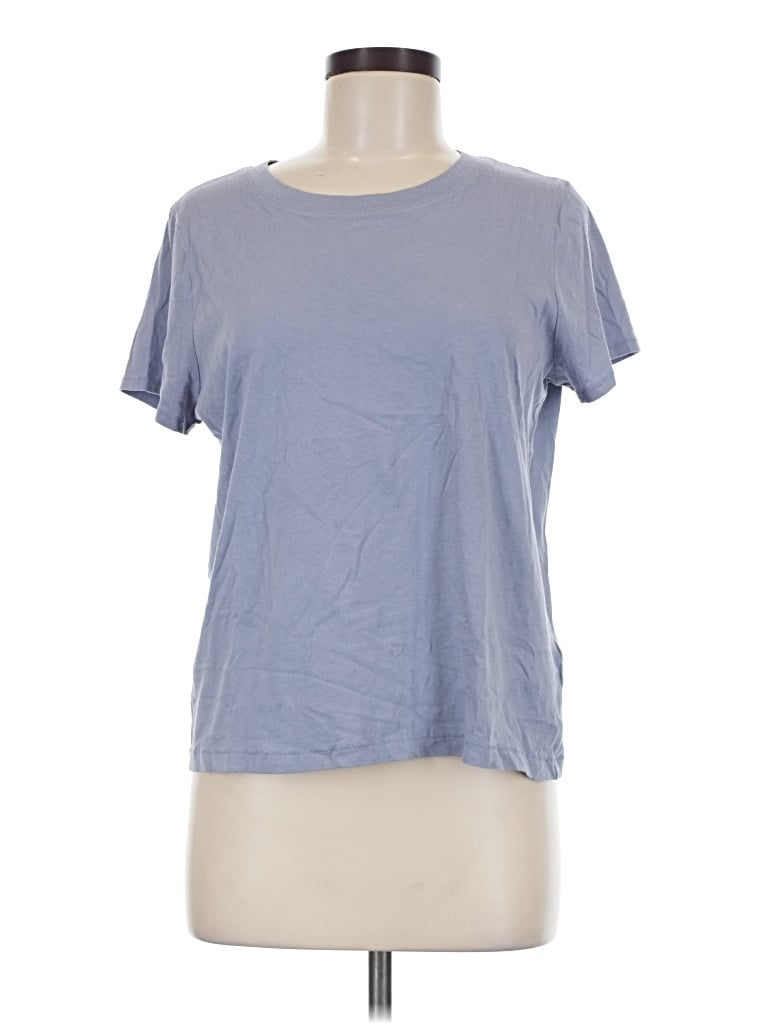 Pre-owned Madewell Short Sleeve T-shirt In Blue