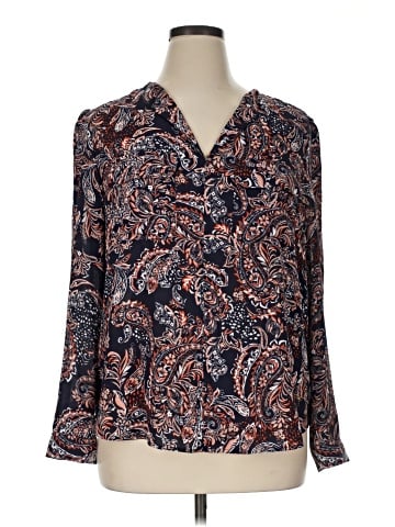 Jones New York Long Sleeve Blouse (view 1)