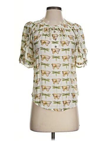 Maeve by Anthropologie Short Sleeve Blouse (view 1)