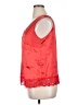 Denim 24/7 Red Sleeveless Blouse Size 14 - photo 5