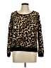 New York & Company Animal Print Gold Pullover Sweater Size L - photo 1