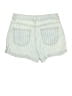 PacSun Stripes Blue Denim Shorts Size 28 waist - photo 2
