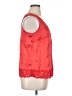Denim 24/7 Red Sleeveless Blouse Size 14 - photo 4