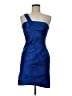 BCBGMAXAZRIA 100% Polyester Blue Cocktail Dress Size 8 - photo 1