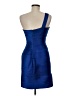 BCBGMAXAZRIA 100% Polyester Blue Cocktail Dress Size 8 - photo 2