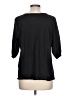 French Laundry 100% Polyester Black 3/4 Sleeve Blouse Size L - photo 2