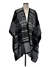 Ike Behar 100% Polyester Gray Poncho One size - photo 1