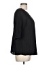 French Laundry 100% Polyester Black 3/4 Sleeve Blouse Size L - photo 4