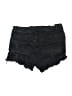 Almost Famous Stars Black Denim Shorts Size 3 - photo 2
